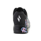 SKECHERS UNO-SPREAD THE LOVE BLACK/PURPLE/TURQUI 155507-BPTQ
