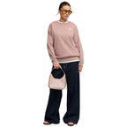 Puma ESS Small No. 11 Logo Relaxed Crew Women's Sweatshirt Pink 684975 88