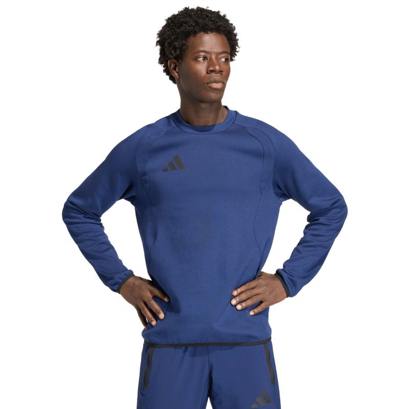 Men's adidas Tiro 26 Travel Crew sweatshirt navy blue KD1145