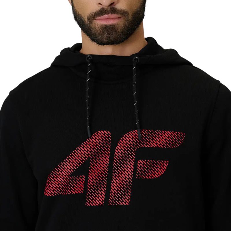 Men's sweatshirt 4F M2548 deep black 4FWMM00TSWSM2548 020S
