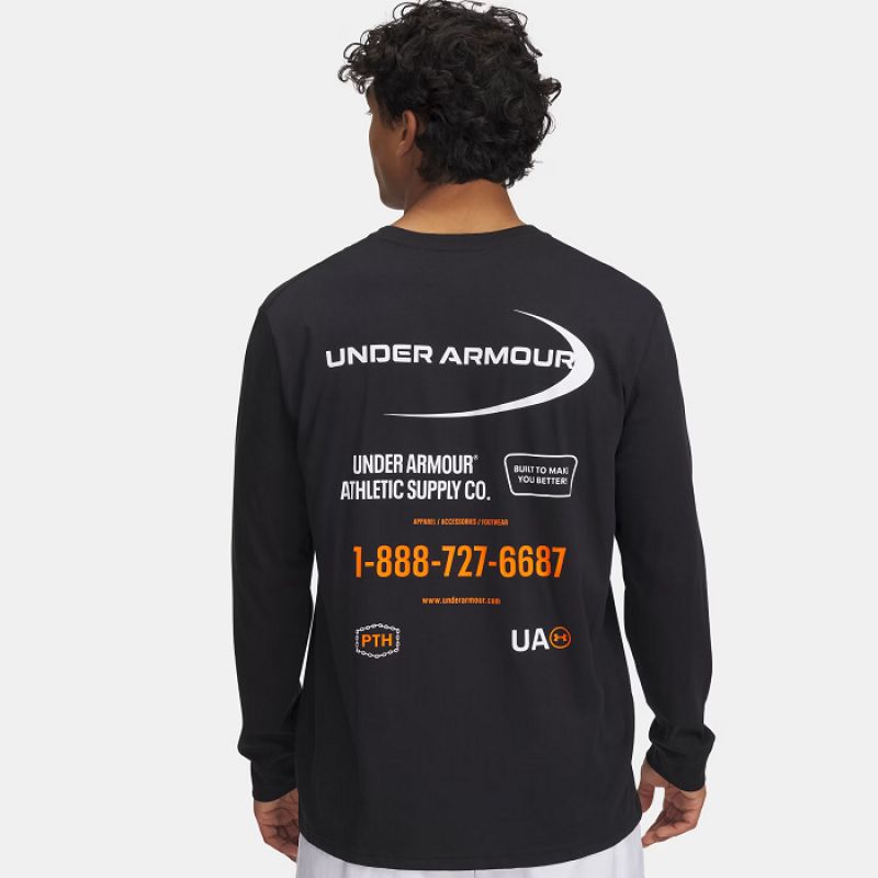 Under Armour Workwear Logo T-shirt LS M 1390167001 Clothing/Lifestyle/T-shirts/Under Armour Your Sports Performance