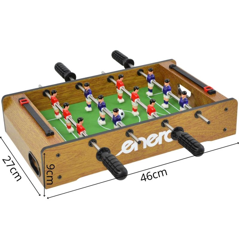 TABLE FOOTBALL GAME 46x27x9CM WOODEN ENERO Accessories Your Sports Performance