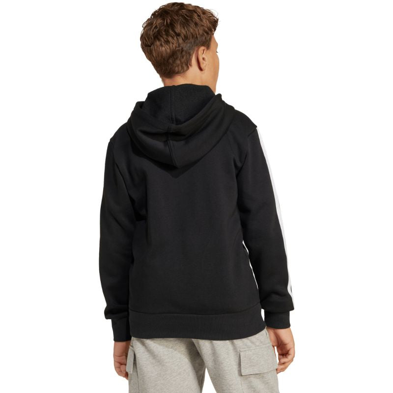 adidas Essentials Full-Zip Kids' Sweatshirt Black and White JD6494 In preparation Adidas