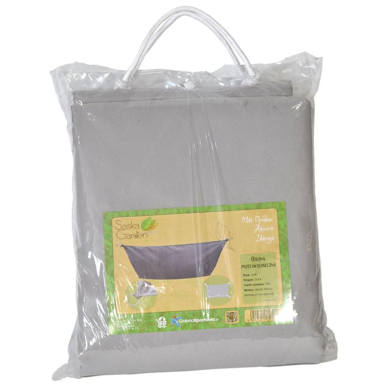 GARDEN SUN SAIL RECTANGULAR 3X2M GRAY Home and Garden/Garden Your Sports Performance