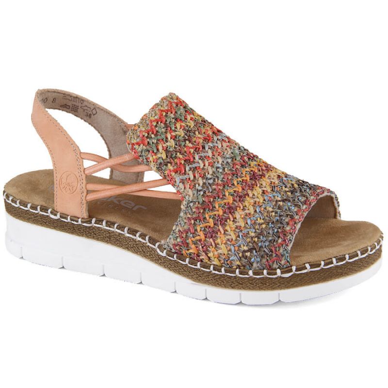 Comfortable Rieker W RKR669 multicolor sandals Footwear/Lifestyle/Rieker Your Sports Performance