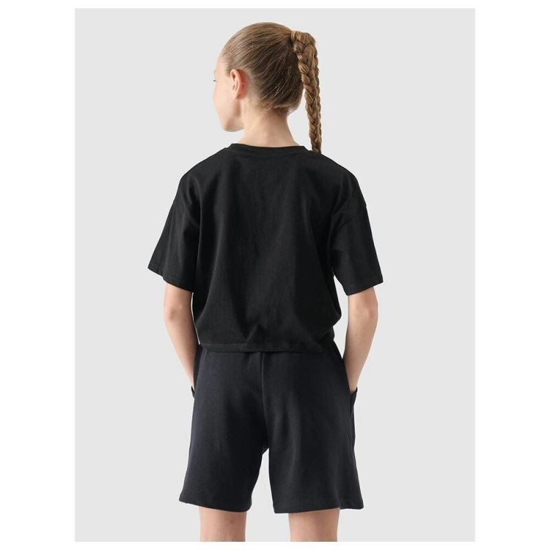 Girls' printed top 4F 4FJWSS25TTSHF1872-20S *Kategoria tymczasowa Your Sports Performance