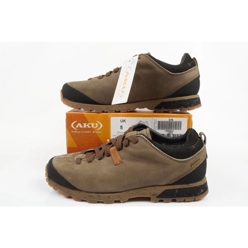 Aku Bellamont women's leather trekking shoes, durable, brown Aku