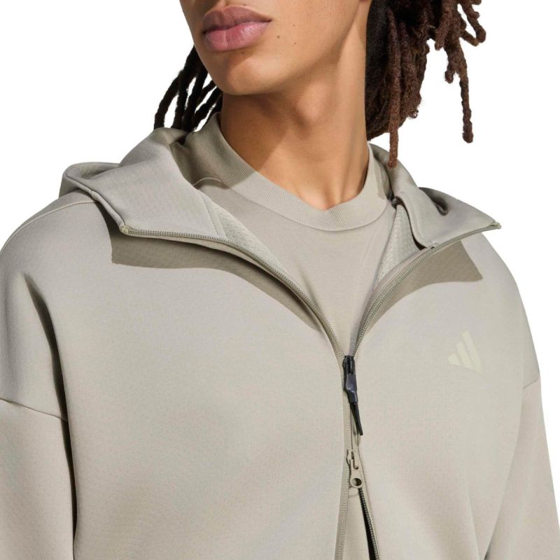Men's adidas ZNE Full Zip Sweatshirt Green KF3834