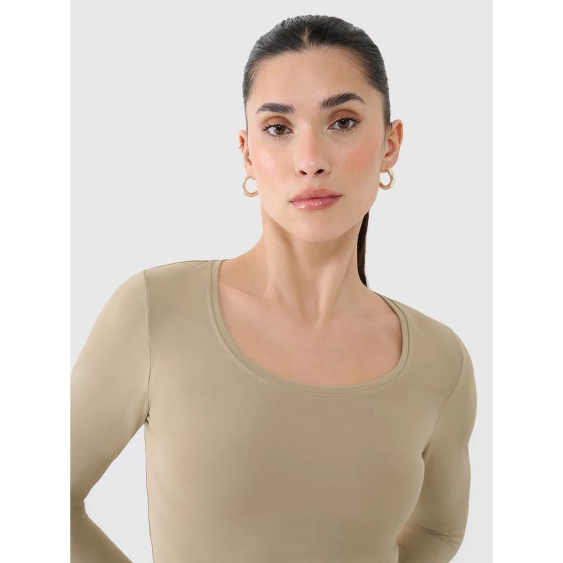 Longsleeve slim smooth women's 4F 4FRSS25TLONF511-83S *Kategoria tymczasowa Your Sports Performance