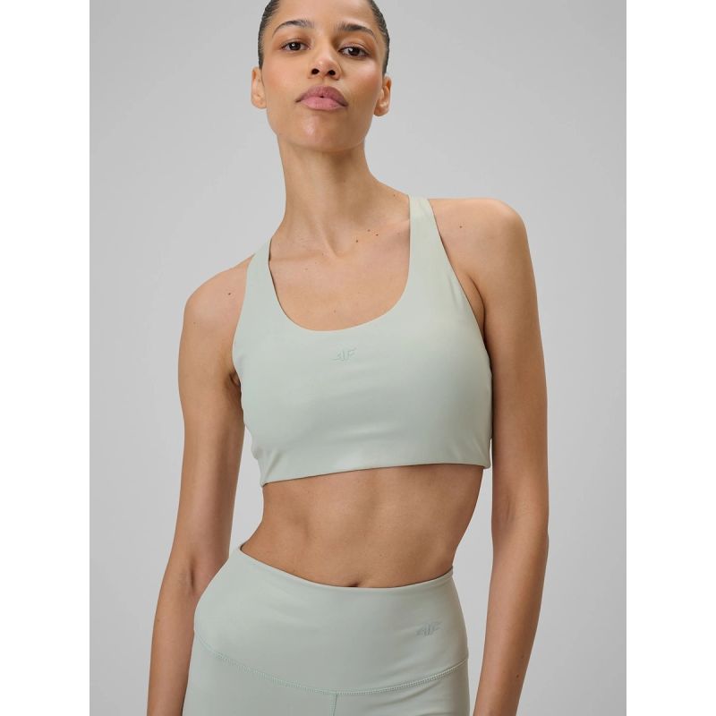 Women's low-support yoga bra 4F 4FRSS26USBAF264-47S