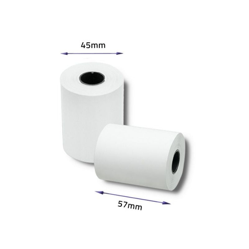 QOLTEC THERMAL ROLL 57X20 | 55G/M2 | 10PCS | BPS FREE Artykuły papiernicze/Rolki kasowe Your Sports Performance