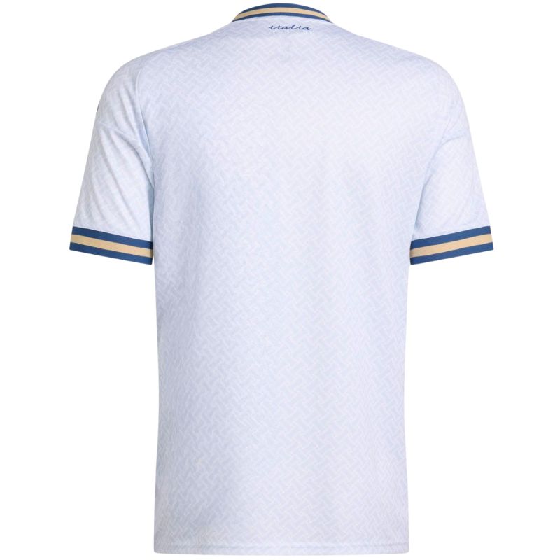 Men's adidas Italy 26 Away Jersey white and blue KC8704