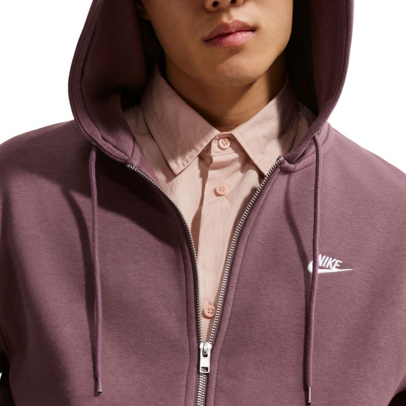 Men's Nike Club BB FZ Hoodie Brown FN3861 502