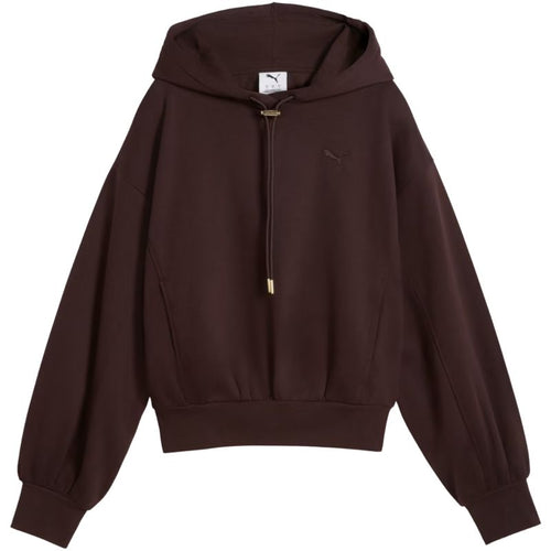 Puma Her Relaxed Hoodie women's sweatshirt brown 694027 33
