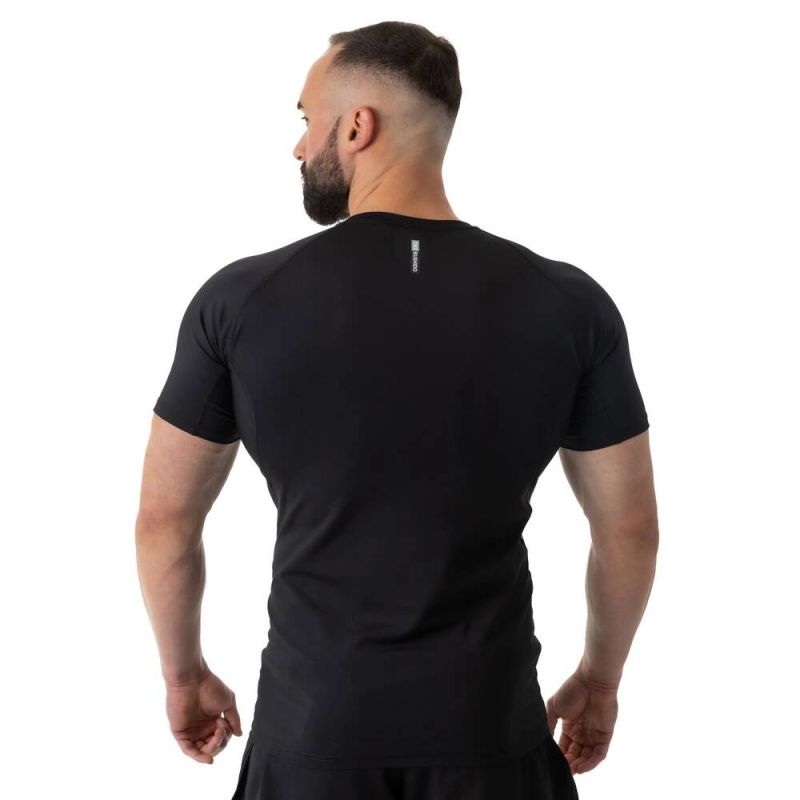 Rashguard short sleeve black BlackRS - S ODZIEŻ - Koszulki treningowe Your Sports Performance