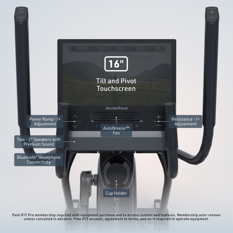 NORDICTRACK AIRGLIDE 16 PROGRAMMABLE ELLIPTICAL BIKE To be categorized Your Sports Performance