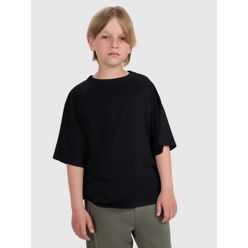 Boy's oversize plain T-shirt 4F 4FJWAW25TTSHM2411-20S *Kategoria tymczasowa Your Sports Performance