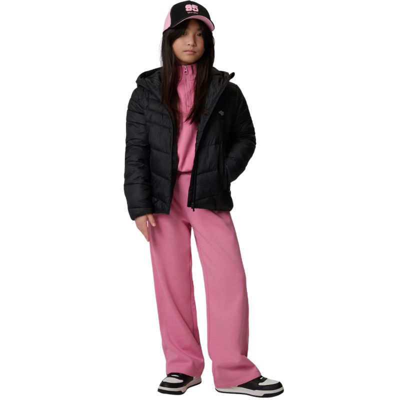 Girls' jacket 4F F0739 deep black 4FJWSS26TDJAF0739 20S