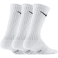 Nike Performance Cushioned Crew 3P Jr SX6842 100 socks Clothing/Training/Socks Nike