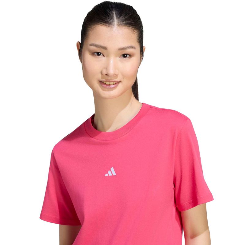 adidas Essentials Small Logo Pink Women's T-Shirt KF8395
