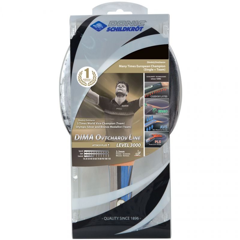 Ping-pong racket Donic Ovtcharov 3000 754400 Accessories/Rackets and accessories Your Sports Performance