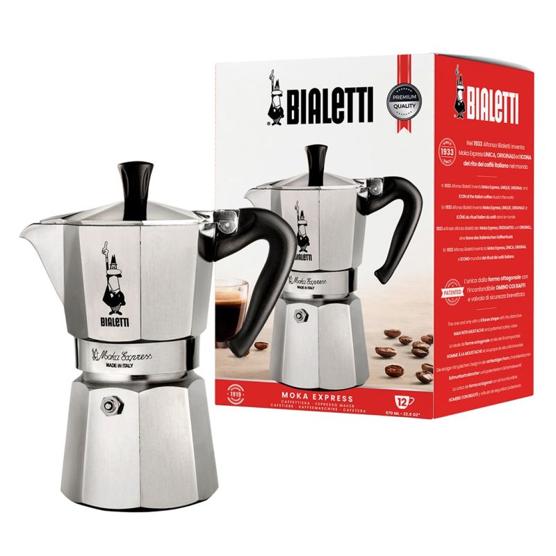 BIALETTI Moka Express 8006363011662 coffee maker (silver) AGD - Produkty/Zaparzacze i kawiarki Your Sports Performance