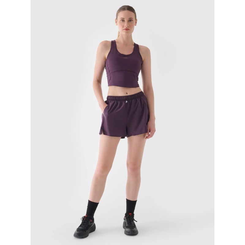 Women's quick-drying running shorts 4F 4FWAW24TFSHF0758-50S *Kategoria tymczasowa Your Sports Performance