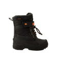 Lee Cooper Kids’ Winter Boots, Black Insulated Snow Boots with Velcro Fastener