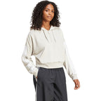 Women's adidas Essentials 3-Stripes French Terry Quarter-Zip Hoodie Beige JN1958 In preparation Adidas