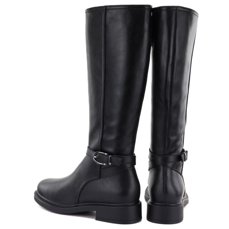 Sergio Leone KZ-32-S black leather women's boots