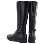 Sergio Leone KZ-32-S black leather women's boots