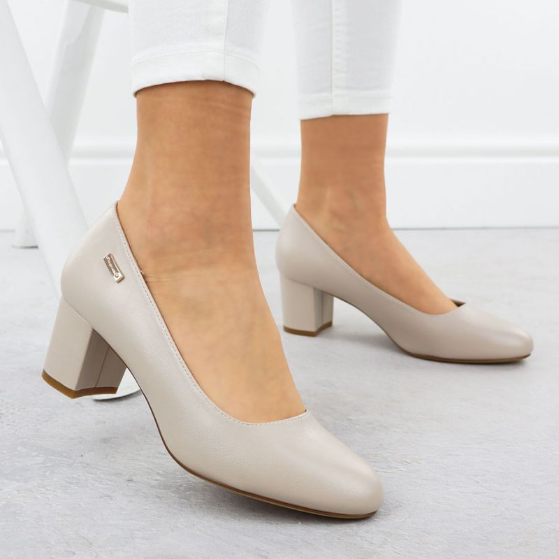 Nude Sergio Leone PB178 block heel pumps Footwear Your Sports Performance