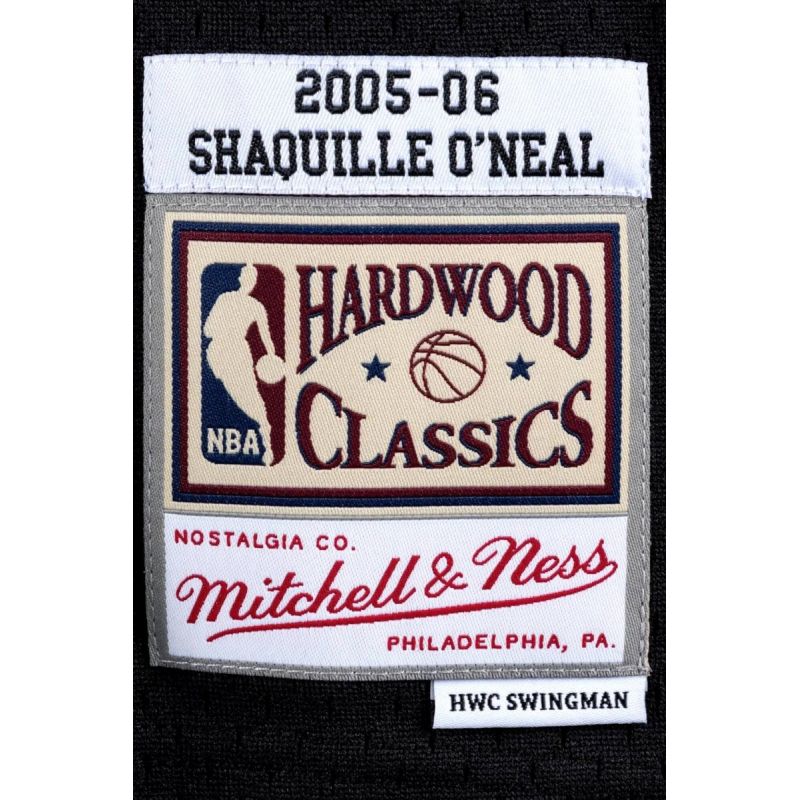 Mitchell &amp;Ness NBA Swingman Miami Heat Shaquille O`Neal T-shirt M SMJYAC18017-MHEBLCK05SON Clothing/Lifestyle/T-shirts/Mitchell & Ness Your Sports Performance