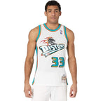 Mitchell & Ness Men's Detroit Pistons NBA Swingman Road Jersey Pistons 98 Grant Hill SMJYCP19211-DPIWHIT98GHI In preparation Your Sports Performance