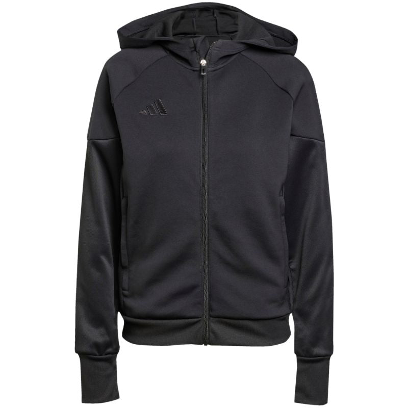 Women's adidas Tiro 25 Hoodie Full-Zip Black JD9079 In preparation Adidas