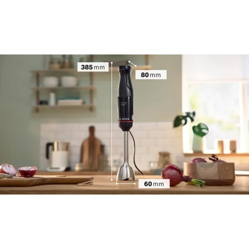 Bosch MSM4B6V2 Serie 4 ErgoMaster Hand Blender (1000W; Black) AGD - Produkty/Miksery / Blendery Your Sports Performance