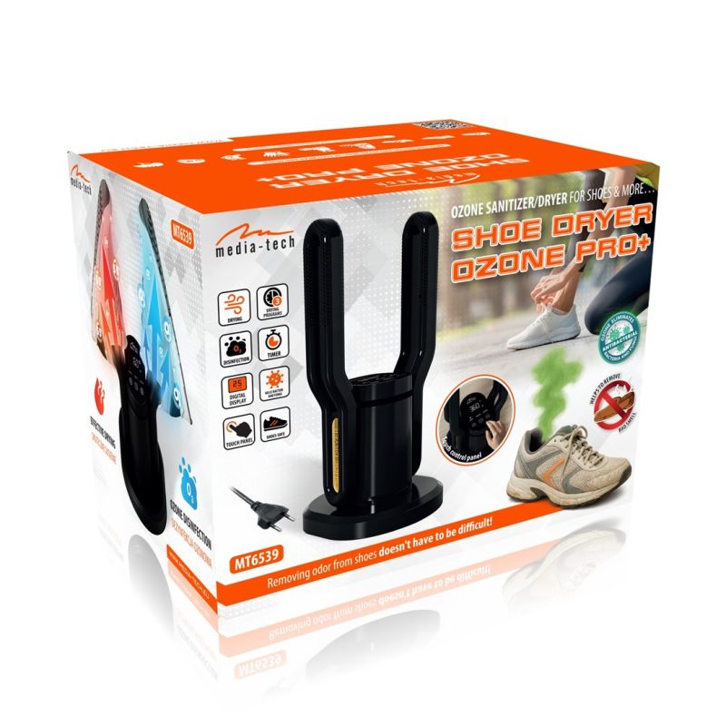 MEDIA-TECH SHOE DRYER WITH OZONE DISINFECTION SHOE DRYER OZONE PRO+ MT6539 AGD - Produkty/Suszarki do butów Your Sports Performance