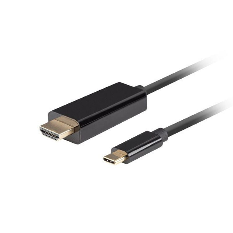 LANBERG CABLE USB-C(M)->HDMI(M) 3M 4K 60HZ BLACK CA-CMHD-10CU-0030-BK Kable i adaptery/Kable USB Your Sports Performance
