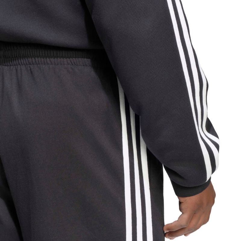 Men's adidas Essentials 3-Stripes Single Jersey Pants Black KY6611