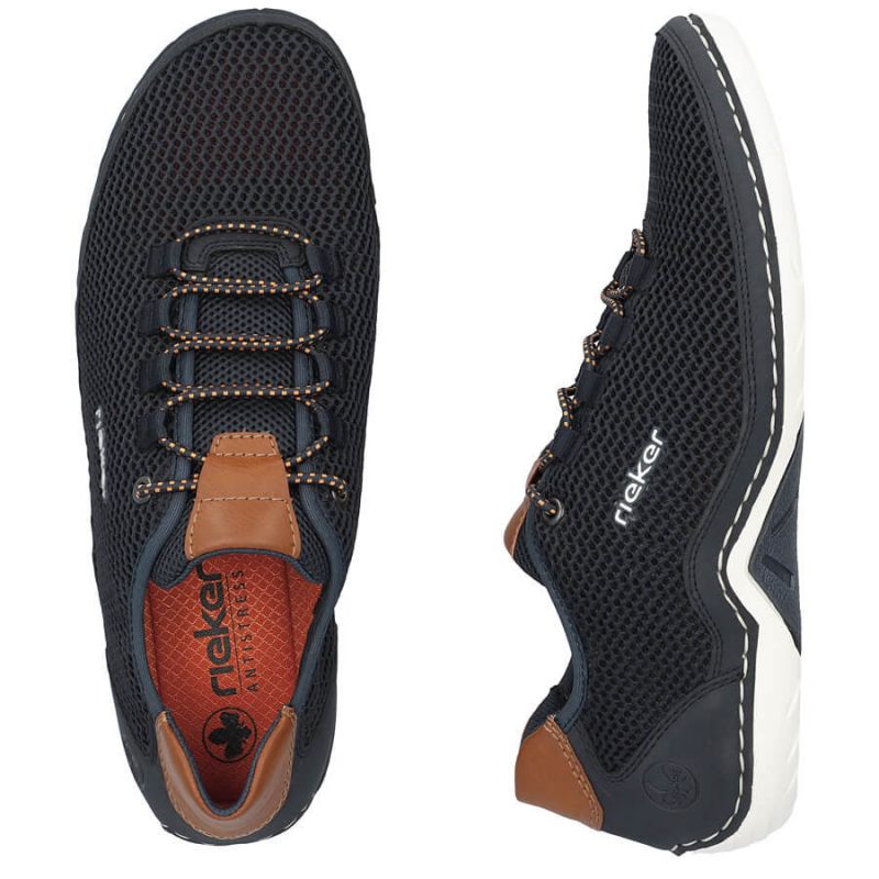 Comfortable Rieker M RKR666 navy blue shoes Footwear/Lifestyle/Rieker Your Sports Performance
