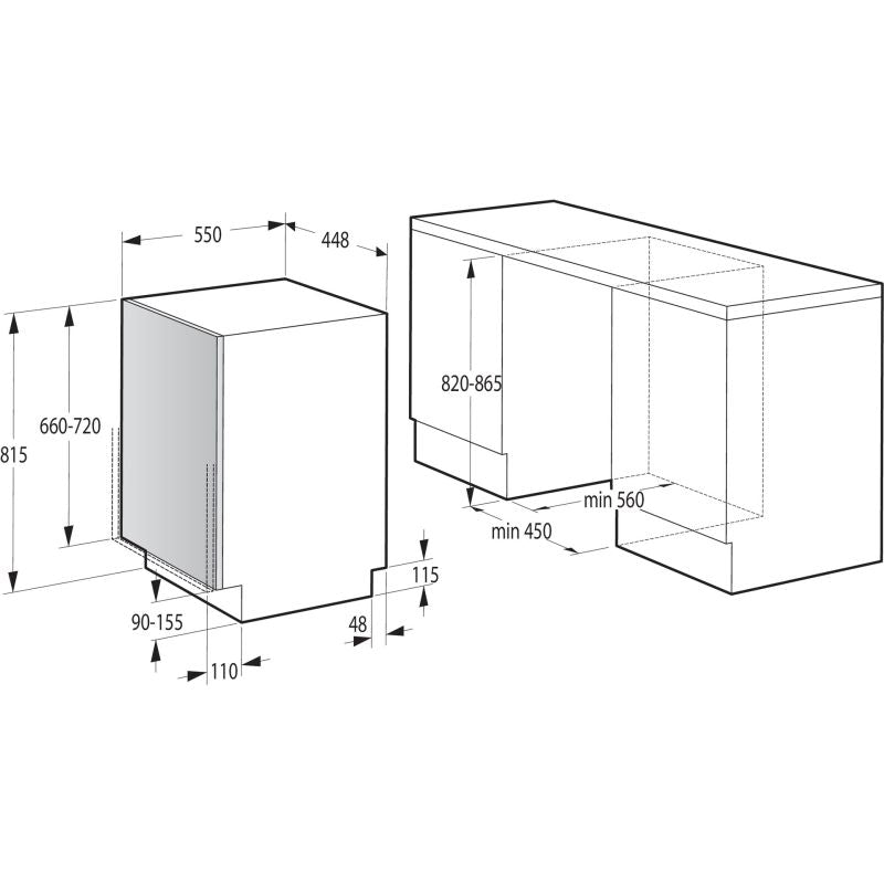 GORENJE GV520E10S built-in dishwasher AGD - Produkty/Zmywarki do zabudowy Your Sports Performance