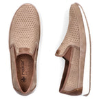 Men's leather openwork moccasins brown Rieker 11955-64 To be categorized Your Sports Performance