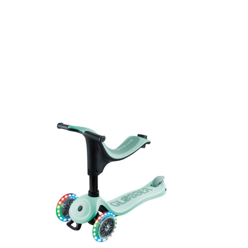 Scooter with seat GO•UP SPORTY LIGHTS (452-706-4 S) Accessories/Skating/Hulajnogi/Traditional/For kids/Globber Your Sports Performance