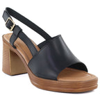 Women's black high-heeled sandals Potocki 54324 To be categorized Your Sports Performance