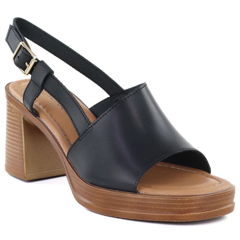 Women's black high-heeled sandals Potocki 54324 To be categorized Your Sports Performance