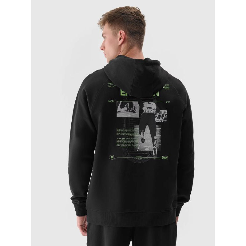 Men's sweatshirt with hood, open, 4F 4FRAW24TSWSM1821-20S *Kategoria tymczasowa Your Sports Performance