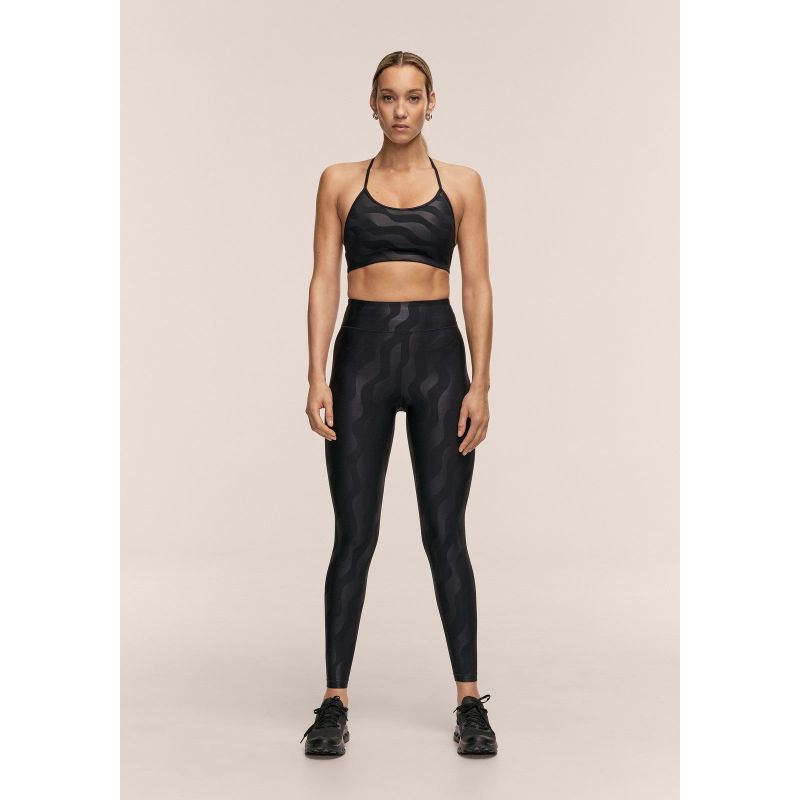 CASALL Sleek Strappy Sports Bra Printed Black
