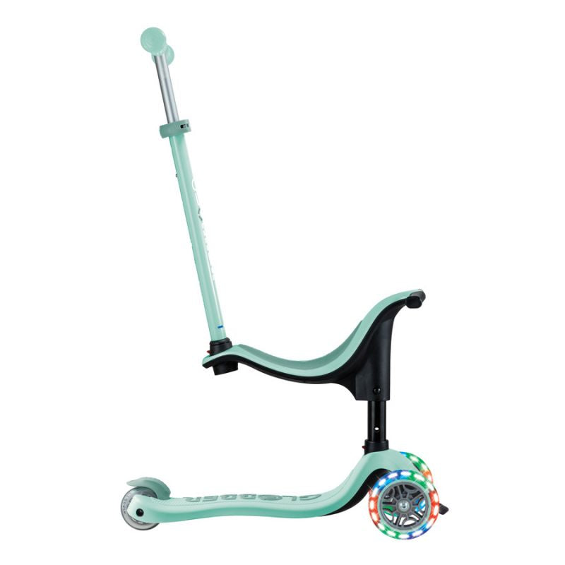 Scooter with seat GO•UP SPORTY LIGHTS (452-706-4 S) Accessories/Skating/Hulajnogi/Traditional/For kids/Globber Your Sports Performance
