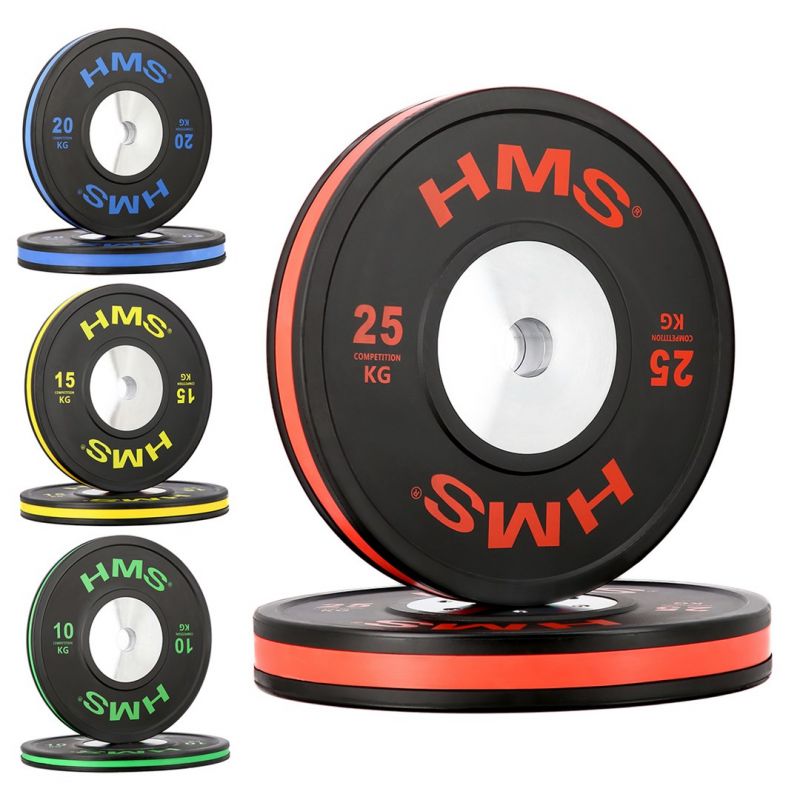 BTBR Set Olympic Bumper Plates - 2x (10kg, 15kg, 20kg, 25kg) HMS BTBR SET In preparation Your Sports Performance