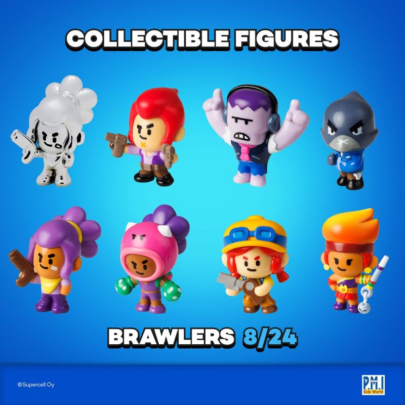 BRAWL STARS S1 FIGURES - 8 PACK DELUXE BOX VER.C (Gry i zabawki) Figurki/Kolekcjonerskie Your Sports Performance